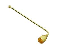 IRGVJIFR Apagador de Velas Apagavelas de Acero Inoxidable for Fiestas, extintor Metal, Mango Largo, Llama Vela té(Golden 1)