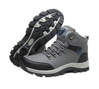 IRGVJIFR Botas de Nieve Hombre Zapatillas altas impermeables, botas de escalada felpa cálidas, zapatos montañismo multifuncionales for ocio Para hacer senderismo(Grey,41)