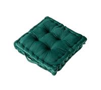 IRGVJIFR Cojín de Meditación Cojín de Suelo for meditación, Grande, Cuadrado, for Adultos, Grueso, Yoga Living Interior(Darkgreen,42x42x9cm)