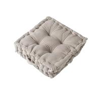 IRGVJIFR Cojín de Meditación Cojín de Suelo for meditación, Grande, Cuadrado, for Adultos, Grueso, Yoga Living Interior(Lightgrey,38x38x8cm)