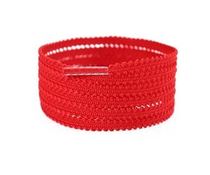 IRGVJIFR Cordones 2 pares de 6mm for zapatillas tenis, zapatos, encaje repuesto moda for accesorios calzado for correr y carreras Para salir(Red,90cm)