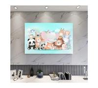 IRGVJIFR Funda para TV Catoon-cubierta Protectora For TV, Cubierta Antipolvo, Tela For Colgar En El Hogar, Decoración Universal De 32 A 70 Pulgadas Para la sala de estar(06,60inch(136x90cm))