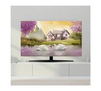 IRGVJIFR Funda para TV Cubierta for TV, cubierta antipolvo, tela de 32-70 pulgadas, for colgar en el hogar, escritorio, curva, Universal Para la sala de estar(16,40-43inch 102x65cm)