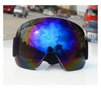 IRGVJIFR Gafas de Esquí Gafas de esquí Ligeras con Doble Capa Lente UV400, máscara Grande antivaho, Gafas for Hombres y Mujeres, Snowboard for Nieve, Invierno para Esquiar(Blue)