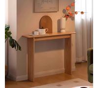IRHIGBGX Consola Estrecha Estilo Rústico - Mesa de Entrada Delgada 20cm de Madera Maciza, Mesa de Pasillo Moderna y Larga Detrás del Sofá para Espacios Pequeños(100CM/39.3IN)