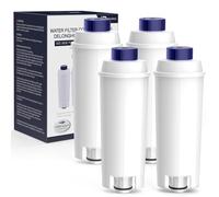 iRhodesy Filtro de agua para cafetera automática Delonghi Dinamica Magnifica s ECAM DLSC002 De longhi Cartuchos de filtro compatibles con ESAM, ETAM Series (4 unidades)