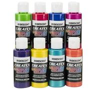 iridiscente 8 Createx - Aerógrafo Pintura Colores Juego de 2 oz Botellas