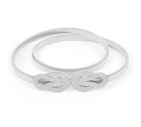 Iridsmole Cinturón ajustado de metal para vestidos para mujer, plata, talla única