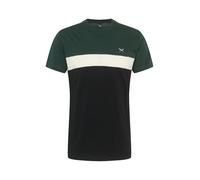 Iriedaily Camiseta 'Court' verde oscuro / negro / blanco M verde oscuro / negro / blanco