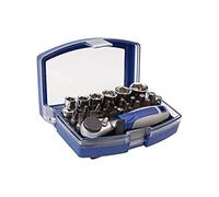 IRIMO Juego de vasos y puntas de 1/4", 23 piezas
