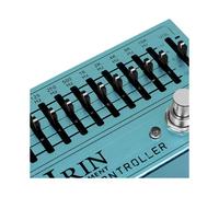 IRIN Ecualizador de Efectos para Guitarra, Pedal de Efectos para Guitarra, Ecualizador para Guitarra, Color Negro