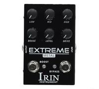 IRIN Pedal de efectos de guitarra de distorsión Overdrive con ecualizador de 10 bandas, amplificador de alta ganancia para guitarra y bajo, Stompbox de aleación de aluminio, (A)