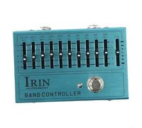 IRIN Pedal de guitarra que ofrece distorsión de sobremarcha y ecualizador de diez puntos para adaptabilidad, grabación de práctica y escenarios de amplificación en vivo (C)