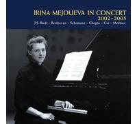 IRINA MEJOUEVA - J.S.BACH CHROMATIC FANTASY & FUGUE BWV903, TOCCATA BWV914 + BEETHOVEN PIANO SONATAS NOS.23 & 30 SCHUMANN ROMANCE OP.28-2 + CHOPIN NOCTURNES NOS.13 & 19, SCHERZO NO.3, MEDTNER SONATA TRAGICA, ETC.(2CD)