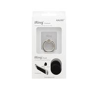 iRing Premium - Anilla de sujeción para la mano 3 en 2, con kit para coche - Diseño de AAUXX - Color azul plata