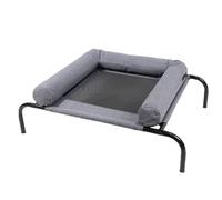 IRIRI Cama elevada for Perros con Cojines, sofá Transpirable for Mascotas, Perros medianos y Grandes(L)