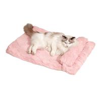 IRIRI Colchón Suave y Afelpado for Mascotas, Apto for Perros y Gatos de Todos los tamaños. Cómodo colchón de Descanso for Interiores.(Rosa,XL)