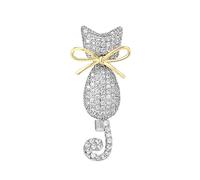 IRIRI Cute Cat Brooch, Kitty Mini Brooch Pin(STYLE B)