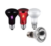 IRIRI Lámpara de Calor for Reptiles con luz Diurna y Nocturna 2 en 1 UVA for lagartos y Serpientes, Incluye 4 Unidades.(100W)