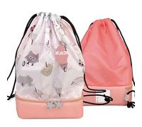 Iris Barcelona - Bolsa Mochila Niños y Niñas Snack Rico Bag, Color Rosa | Bolsa de Merienda Porta Bocadillos, Envoltorios Reutilizables y Ecológicos sin BPA