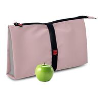 Iris Barcelona Bolsa reutilizable de poliéster para aperitivos, color rosa, cierre de cremallera