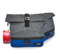 IRIS BARCELONA Bolsa Térmica Compacta 2 en 1, Base Aislante para Táper + Compartimento Superior Plastificado, Enrollable, Ligera y Práctica, Cierre de Cremallera y Clip, Ideal para Trabajo, Escuela