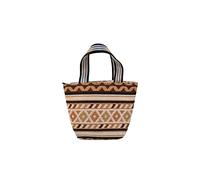 IRIS BARCELONA - Kilim ZigZag Lunch Bag, Bolsa Térmica Porta Alimentos Estilo Tote 33 x 14 x 24 cm 3,7 l Naranja