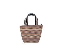 IRIS BARCELONA - Kilim ZigZag Lunch Bag, Bolsa Térmica Porta Alimentos Estilo Tote 33 x 14 x 24 cm 3,7 l Beige