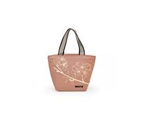 Iris Barcelona Tote Lunch Bag Botanic, Bolsa Térmica Porta Alimentos con Interior Termoinsulado Libre de BPA, Bolsillo Interior Adicional, Cierre de Cremallera y Doble Asa, 33 x 14 x 24 cm 3,7 l Rosa