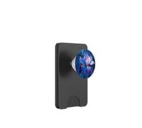 Iris Febrero Nacimiento Flor Floral Manchado Azul Oscuro Púrpura PopSockets PopWallet para MagSafe