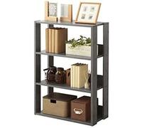Iris Ohyama, Almacenamiento de Madera de 3 Niveles/Muebles Laterales/Biuro, Domowee de Almacenamiento/Estante de Madera Abierto, Diseño,Modular, Oficina, Casa - Open Wood Rack - OWR-600 - Roble Gris