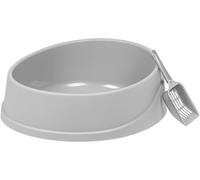 Iris Ohyama Arenero gato con pala, Hasta 7kg, Gris, Caixa de areia para gatos, Caja, para gatos grandes y pequeños, Cagadero, Caixa, WC, Fácil limpieza, Libre de BPA, Cat Litter Box, OCLP-390