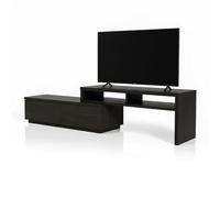 Iris Ohyama, Biuro, Domowee de TV/Mueble de televisión con estante/Mueble de televisión madera, Diseño,Modular, Oficina, Casa - Tv Cabinet - SAB-100 - Roble negro