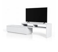 Iris Ohyama, Biuro, Domowee de TV/Mueble de televisión con estante/Mueble de televisión madera, Diseño,Modular, Oficina, Casa - Tv Cabinet - SAB-100 - Roble Blanco