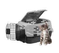 Iris Ohyama Caja de Transporte para Gatos de 36,5 L, sin BPA, Resistente, Ligera, para Coche, autobús, Animales, Caja organizadora, Ahorra Espacio, Duradera, 48×30.5×25cm, UPC-490