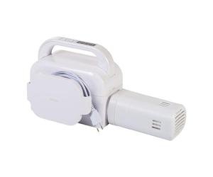 Iris Ohyama, Calentador y secador de manta eléctrico 2-en-1, 490W, Manguera extensible, 3 ajustes del temporizador, Para ropa de cama, mantas - Bed Warmer BW-C1 - Blanco