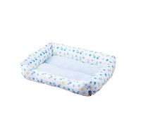 Iris Ohyama, Cama térmica para mascotas / cama cómoda para perros durante todo el año, material aislante, asiento acolchado, bordes, para gato & perro pequeño - Pet Bed Sofa PCSB-20L - Punto