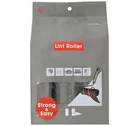 Iris Ohyama, Conjunto de 6 recargas de 60 hojas negras, para rodillo adhesivo CCNB-RN especial pelusa y pelo de animal, ropa, cortinas, sofás - Handy Lint Roller CCHS-6RN - Negro