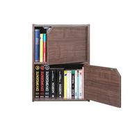 Iris Ohyama, Librería/Mueble con 2 Puertas, Modular, Diseño, Oficina, Casa - Module Shelf - MDB-2D - Marrón