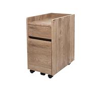 Iris Ohyama, Mueble de almacenaje/Mueble con repisa/Escritorio con repisas y Ruedas/Mueble Escritorio, Diseño, Oficina, Estudio - Chest of Drawer - FDK-3059 - Marrón Ceniza