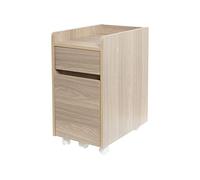 Iris Ohyama, Mueble de almacenaje/Mueble con repisa/Escritorio con repisas y Ruedas/Mueble Escritorio, Diseño, Oficina, Estudio - Chest of Drawer - FDK-3059 - Marrón Claro