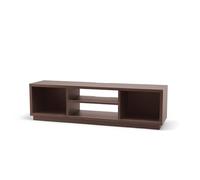 Iris Ohyama, Soporte de TV / Mueble de TV / Soporte de TV con estantes abiertos / Soporte de TV para TV de 65 pulgadas, Madera maciza, Oficina, Casa - TV Cabinet Standard - OTS-150S - Marrón