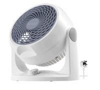 Iris Ohyama, Woozoo HD18N - Ventilador de escritorio silencioso (plástico, 34 W, 23 m², 29 x 19 x 31 cm), color blanco