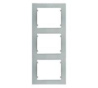 IRIS PLUS | Marco 3 elementos vertical aluminio mercurio BJC 18113-MA