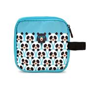Iris Zipper Roll Friends - Porta Sandwich Infantil Plegable Y Flexible Con Cremallera. Panda