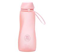 Irisana - Botella de Agua - 550 ml - Rosa - 8 x 8 x 21 cm - Garrafa Deportiva Ideal Gimnasio - Bidón de Plástico sin BPA para Ciclismo - Colección Bbo