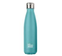 Irisana - Botella de Agua de Acero Inoxidable - 500 ml - Azul - 7 x 7 x 27 cm - Con Funda de Neopreno - Para Bebidas Calientes y Frías - Colección Bbo