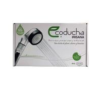 Irisana - Ecoducha IR15-24 x 15 x 6 cm - Disco de Microporos, Filtro de Cerámicas y de Partículas - 2 Filtros de Repuesto - Ahorra hasta 65% de Agua