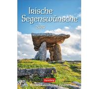 Irische Segenswünsche Wochenkalender 2024: mit Zitaten