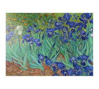 Irises 1889 por Vincent Van Gogh - Rompecabezas de 1000 piezas premium - Fabricado en Estados Unidos